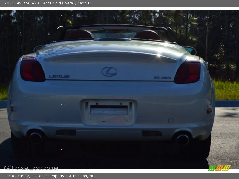 White Gold Crystal / Saddle 2002 Lexus SC 430