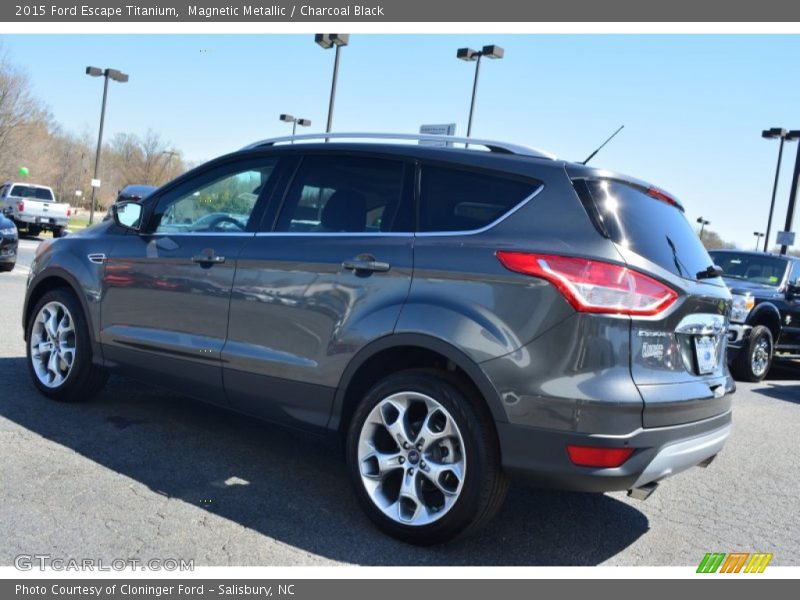 Magnetic Metallic / Charcoal Black 2015 Ford Escape Titanium