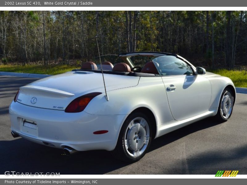 White Gold Crystal / Saddle 2002 Lexus SC 430