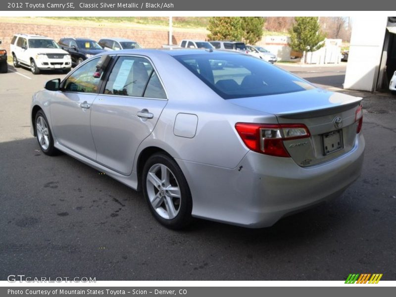 Classic Silver Metallic / Black/Ash 2012 Toyota Camry SE