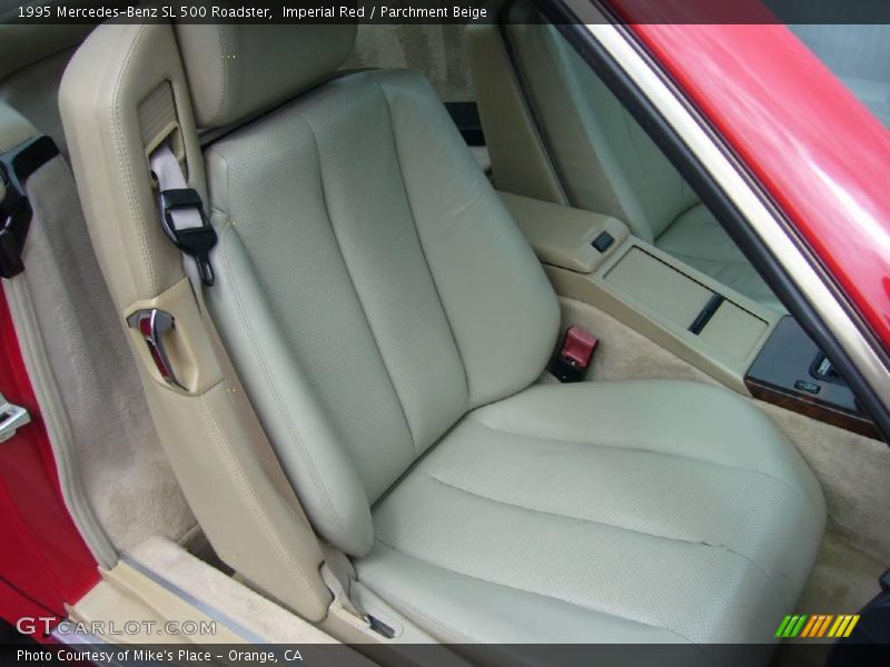 Imperial Red / Parchment Beige 1995 Mercedes-Benz SL 500 Roadster