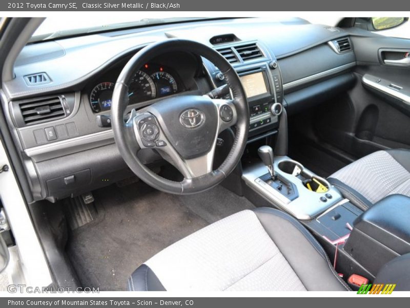  2012 Camry SE Black/Ash Interior