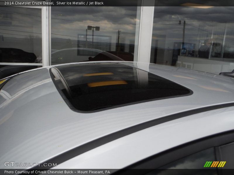 Silver Ice Metallic / Jet Black 2014 Chevrolet Cruze Diesel