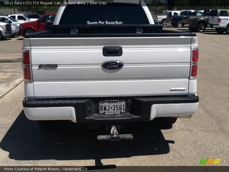 Oxford White / Steel Gray 2013 Ford F150 STX Regular Cab