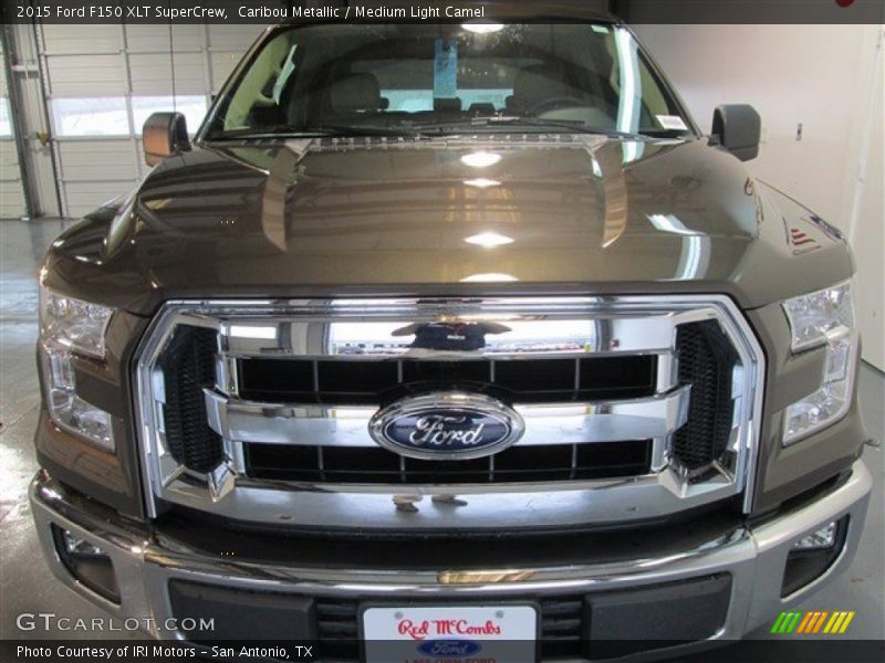 Caribou Metallic / Medium Light Camel 2015 Ford F150 XLT SuperCrew