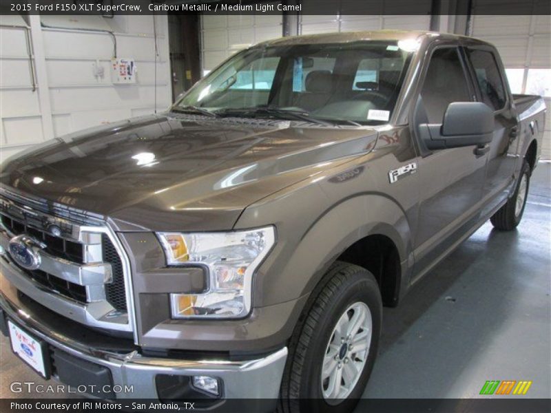 Caribou Metallic / Medium Light Camel 2015 Ford F150 XLT SuperCrew
