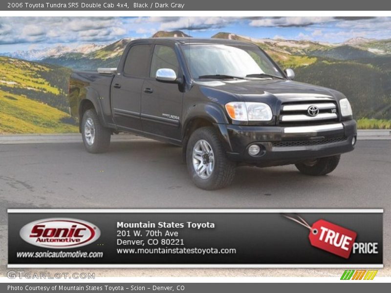 Black / Dark Gray 2006 Toyota Tundra SR5 Double Cab 4x4