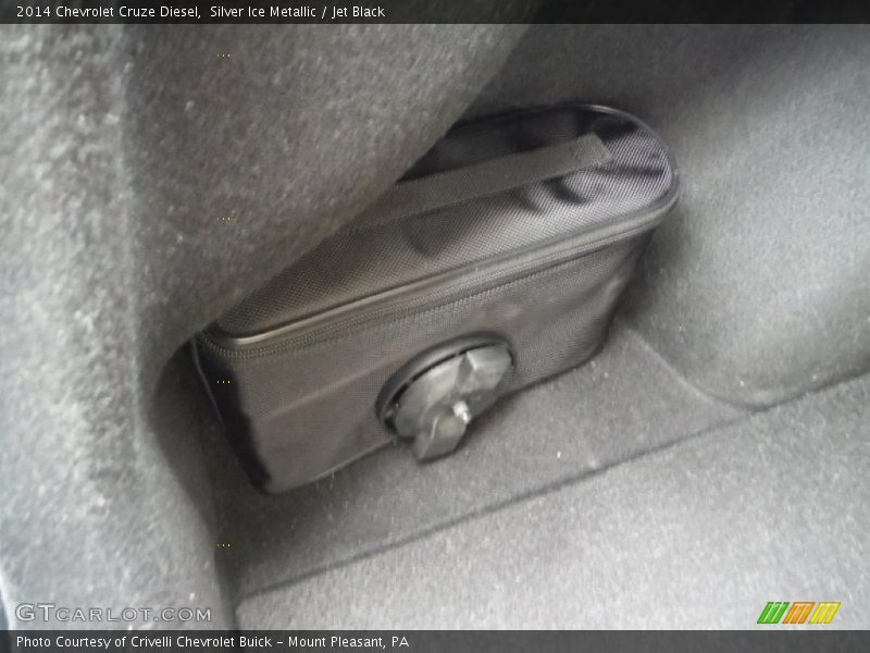 Silver Ice Metallic / Jet Black 2014 Chevrolet Cruze Diesel