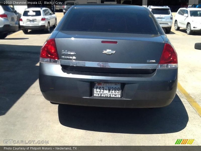 Black / Gray 2010 Chevrolet Impala LS