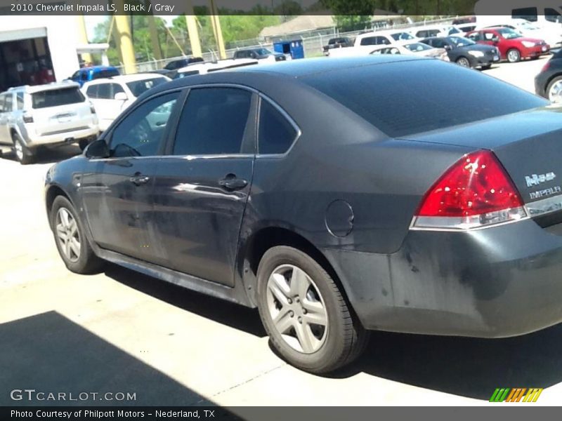 Black / Gray 2010 Chevrolet Impala LS