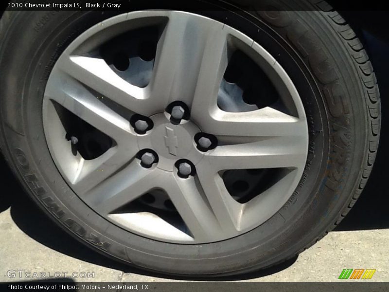 Black / Gray 2010 Chevrolet Impala LS