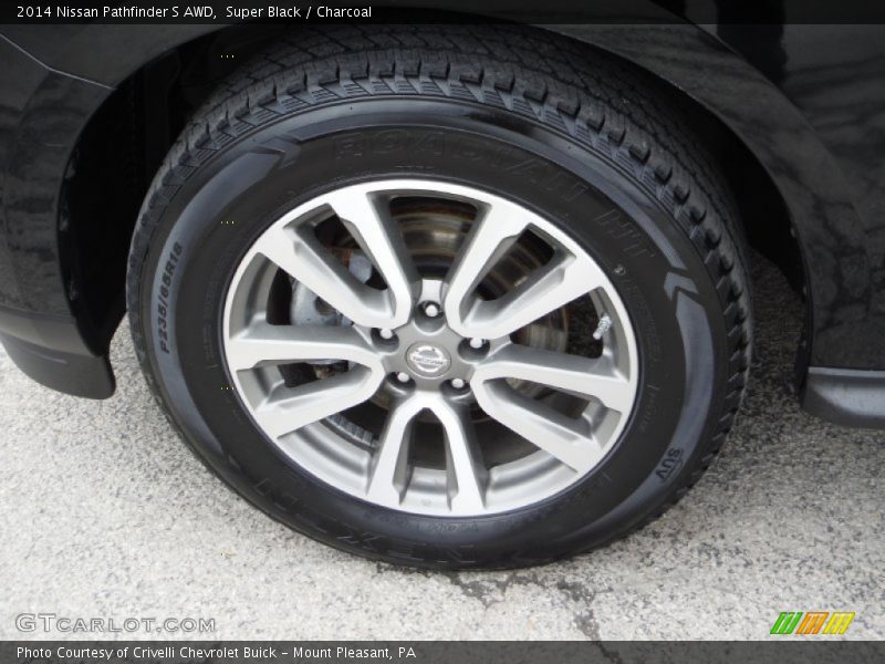 Super Black / Charcoal 2014 Nissan Pathfinder S AWD