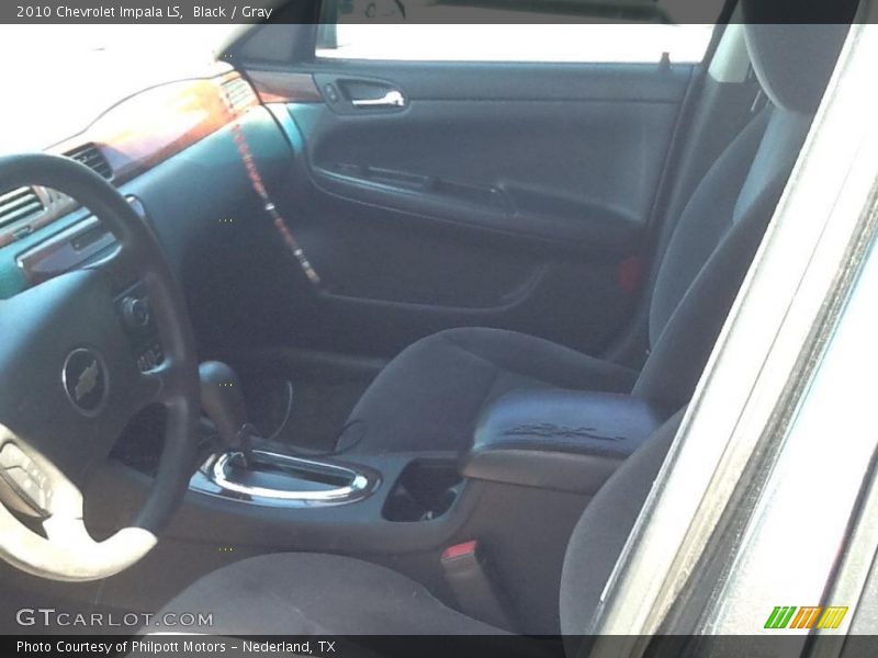 Black / Gray 2010 Chevrolet Impala LS