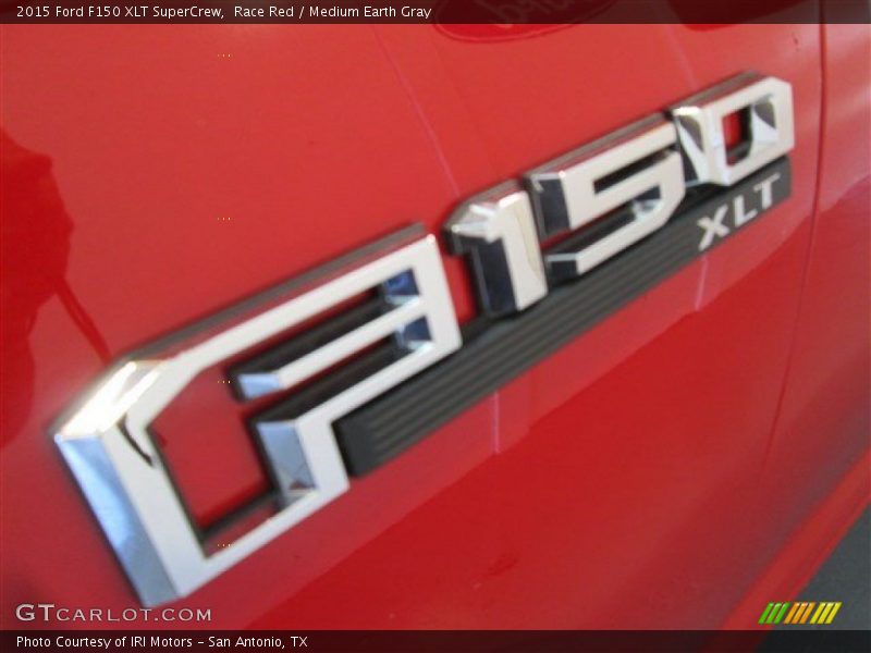 Race Red / Medium Earth Gray 2015 Ford F150 XLT SuperCrew