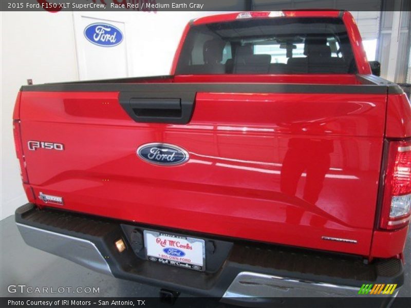Race Red / Medium Earth Gray 2015 Ford F150 XLT SuperCrew