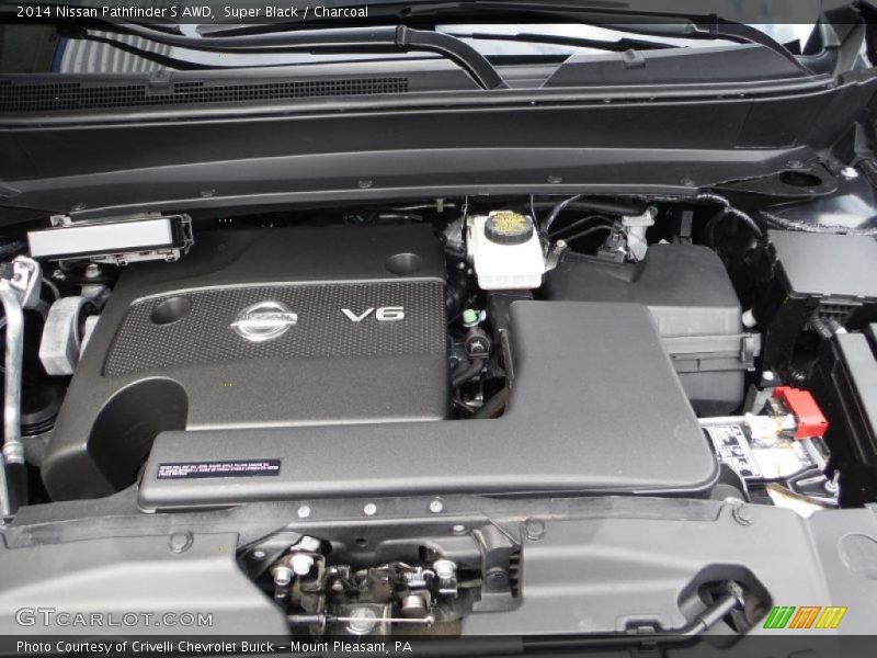 Super Black / Charcoal 2014 Nissan Pathfinder S AWD