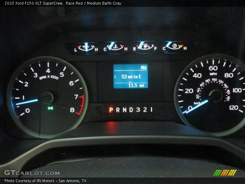 Race Red / Medium Earth Gray 2015 Ford F150 XLT SuperCrew