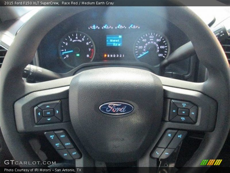 Race Red / Medium Earth Gray 2015 Ford F150 XLT SuperCrew