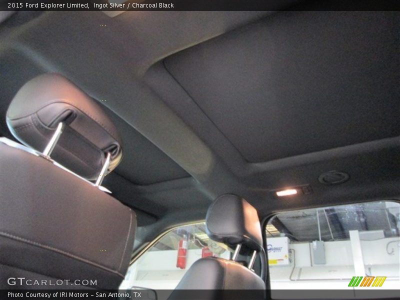 Ingot Silver / Charcoal Black 2015 Ford Explorer Limited