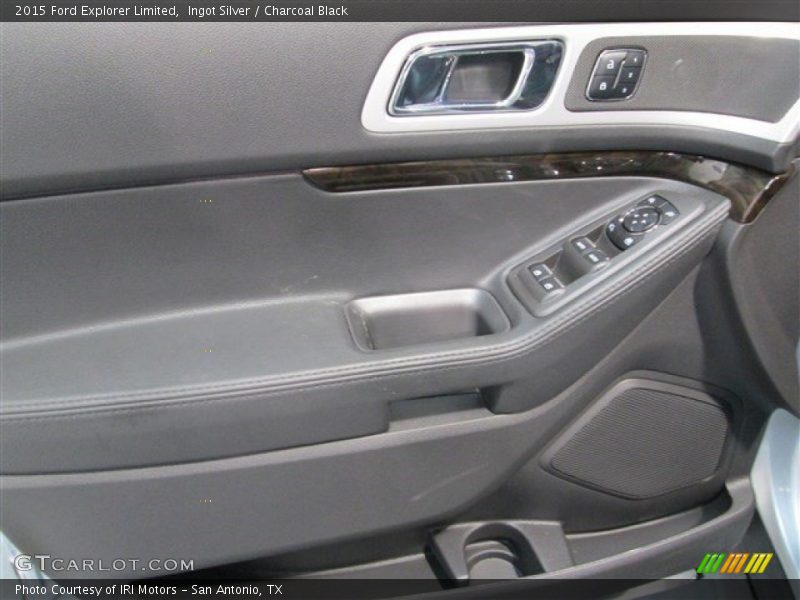 Ingot Silver / Charcoal Black 2015 Ford Explorer Limited