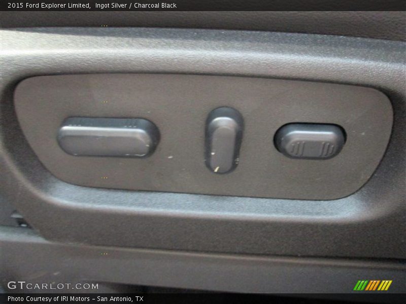 Ingot Silver / Charcoal Black 2015 Ford Explorer Limited