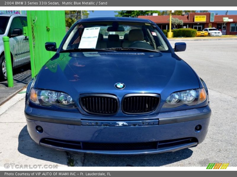 Mystic Blue Metallic / Sand 2004 BMW 3 Series 330i Sedan