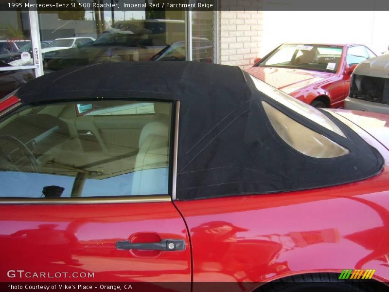 Imperial Red / Parchment Beige 1995 Mercedes-Benz SL 500 Roadster