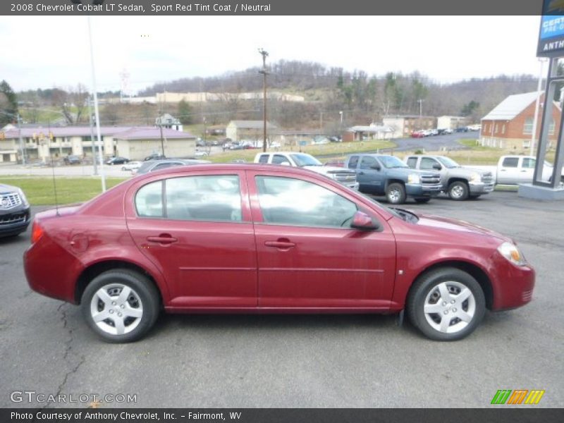 Sport Red Tint Coat / Neutral 2008 Chevrolet Cobalt LT Sedan