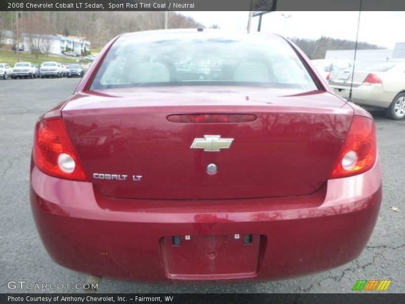 Sport Red Tint Coat / Neutral 2008 Chevrolet Cobalt LT Sedan