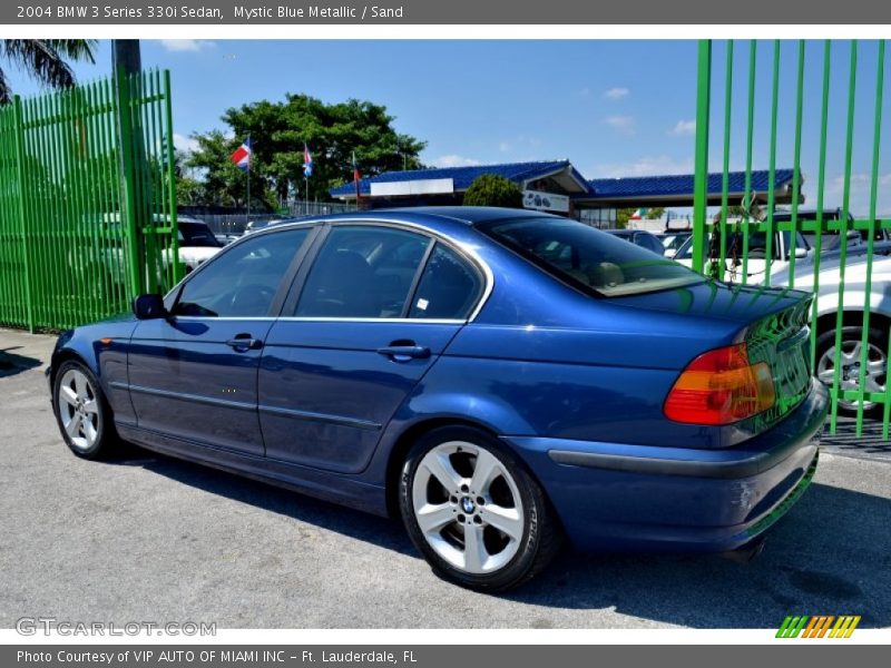 Mystic Blue Metallic / Sand 2004 BMW 3 Series 330i Sedan
