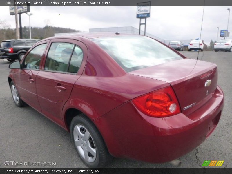 Sport Red Tint Coat / Neutral 2008 Chevrolet Cobalt LT Sedan
