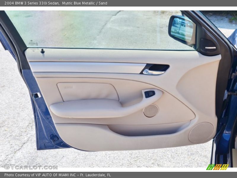 Mystic Blue Metallic / Sand 2004 BMW 3 Series 330i Sedan