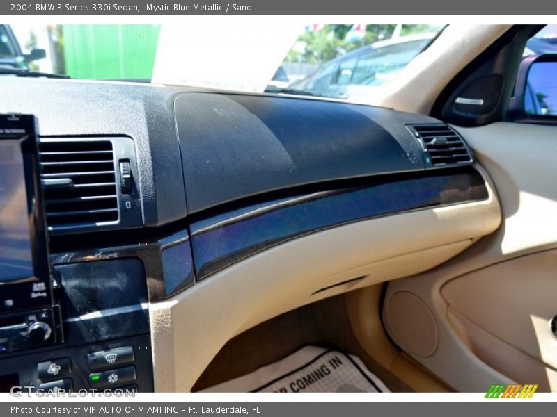 Mystic Blue Metallic / Sand 2004 BMW 3 Series 330i Sedan
