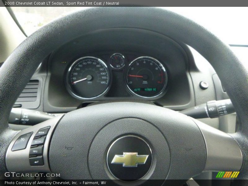 Sport Red Tint Coat / Neutral 2008 Chevrolet Cobalt LT Sedan