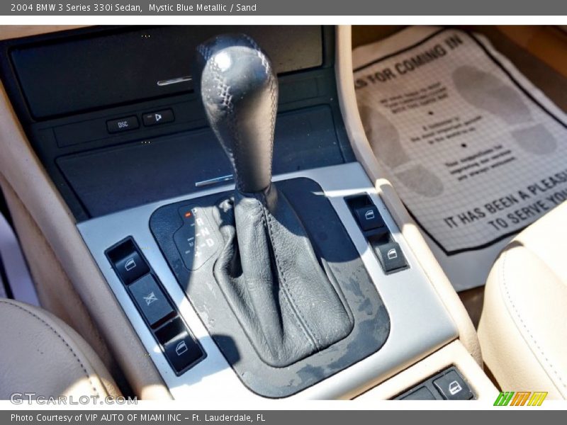 Mystic Blue Metallic / Sand 2004 BMW 3 Series 330i Sedan