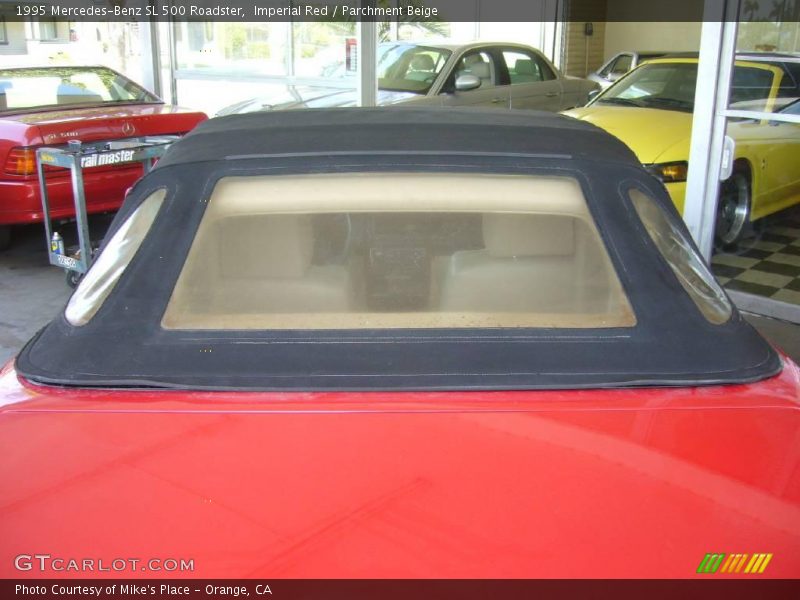 Imperial Red / Parchment Beige 1995 Mercedes-Benz SL 500 Roadster