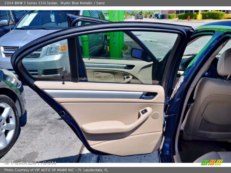 Mystic Blue Metallic / Sand 2004 BMW 3 Series 330i Sedan