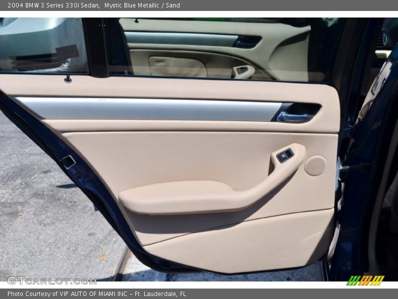 Mystic Blue Metallic / Sand 2004 BMW 3 Series 330i Sedan