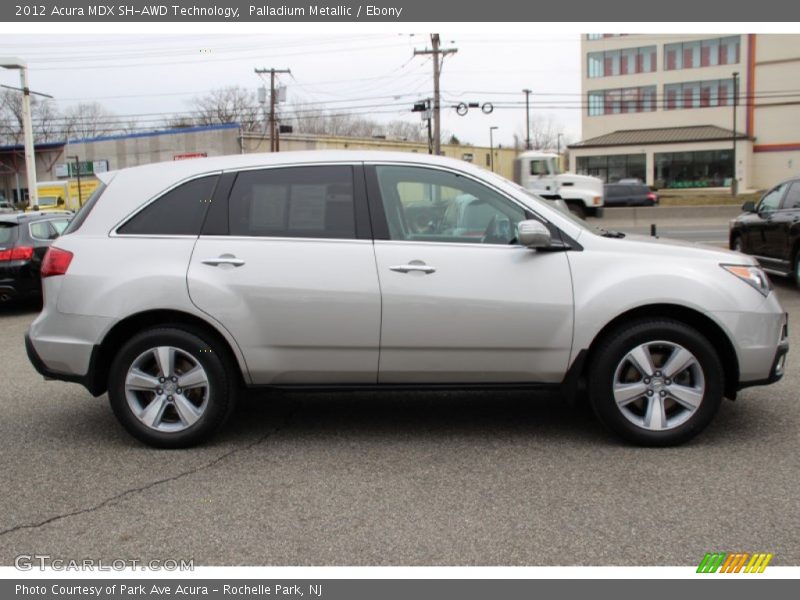 Palladium Metallic / Ebony 2012 Acura MDX SH-AWD Technology