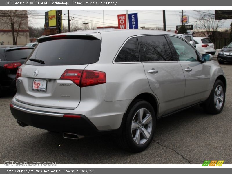 Palladium Metallic / Ebony 2012 Acura MDX SH-AWD Technology