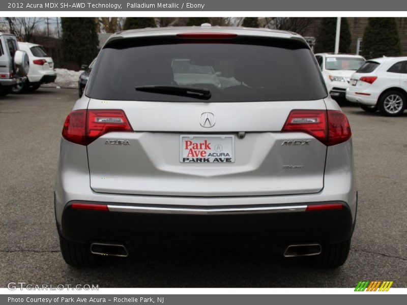 Palladium Metallic / Ebony 2012 Acura MDX SH-AWD Technology