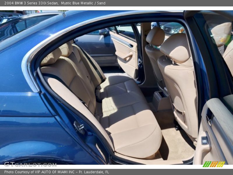 Mystic Blue Metallic / Sand 2004 BMW 3 Series 330i Sedan