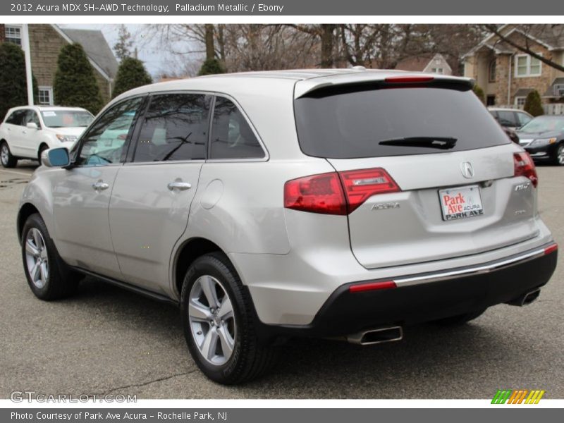 Palladium Metallic / Ebony 2012 Acura MDX SH-AWD Technology