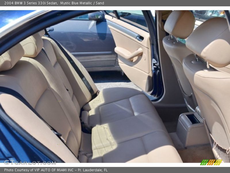 Mystic Blue Metallic / Sand 2004 BMW 3 Series 330i Sedan