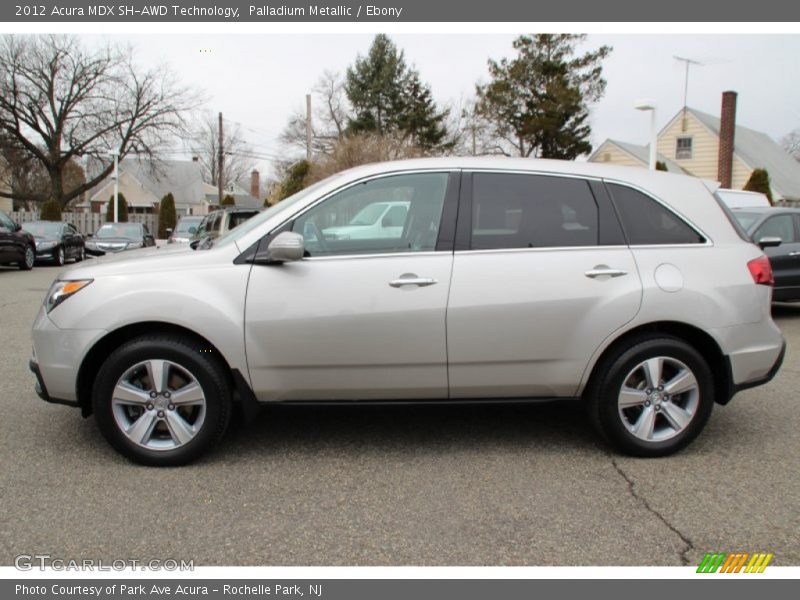 Palladium Metallic / Ebony 2012 Acura MDX SH-AWD Technology