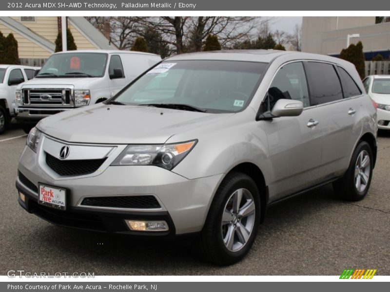 Palladium Metallic / Ebony 2012 Acura MDX SH-AWD Technology