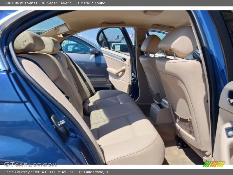 Mystic Blue Metallic / Sand 2004 BMW 3 Series 330i Sedan