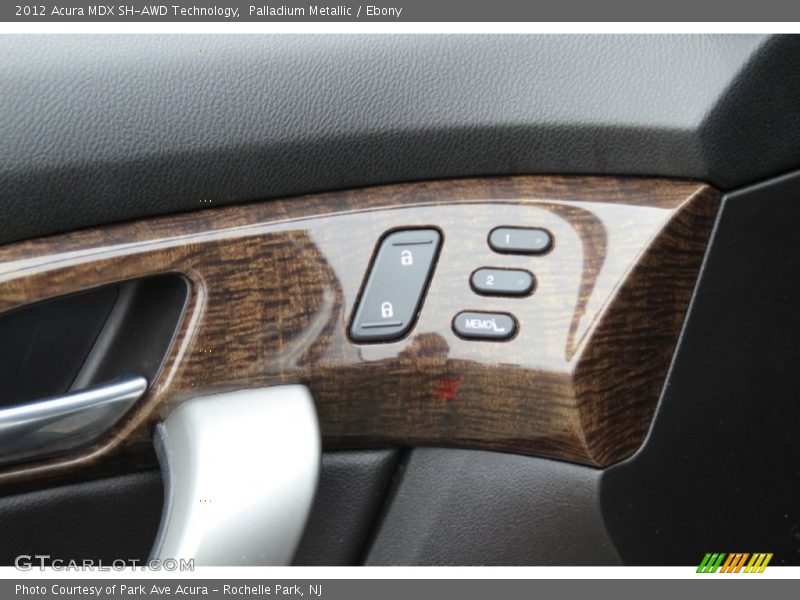Palladium Metallic / Ebony 2012 Acura MDX SH-AWD Technology