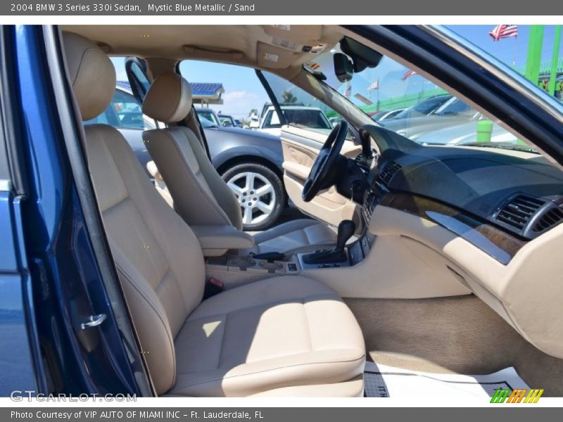 Mystic Blue Metallic / Sand 2004 BMW 3 Series 330i Sedan