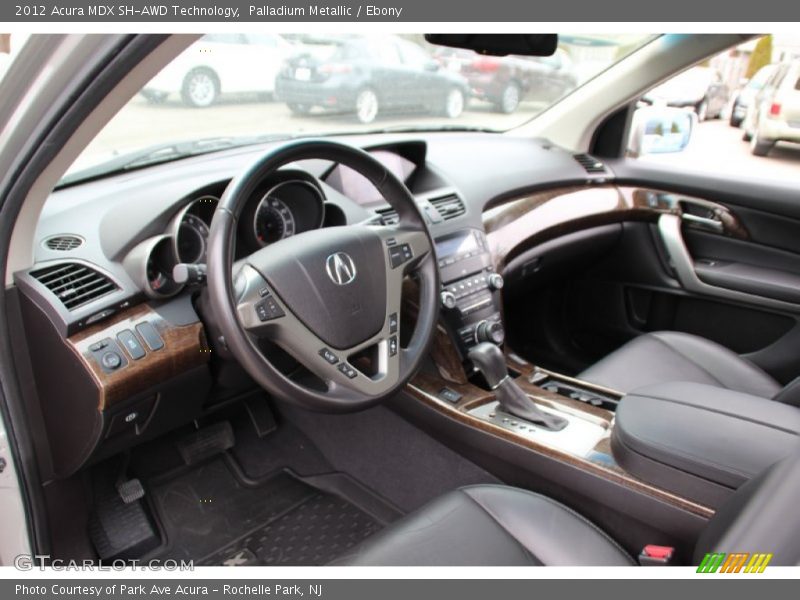 Palladium Metallic / Ebony 2012 Acura MDX SH-AWD Technology